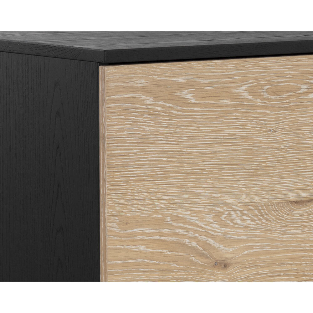 Rosso 66.5 X 18 inch Black / Brown / Matte Black Sideboard, Medium